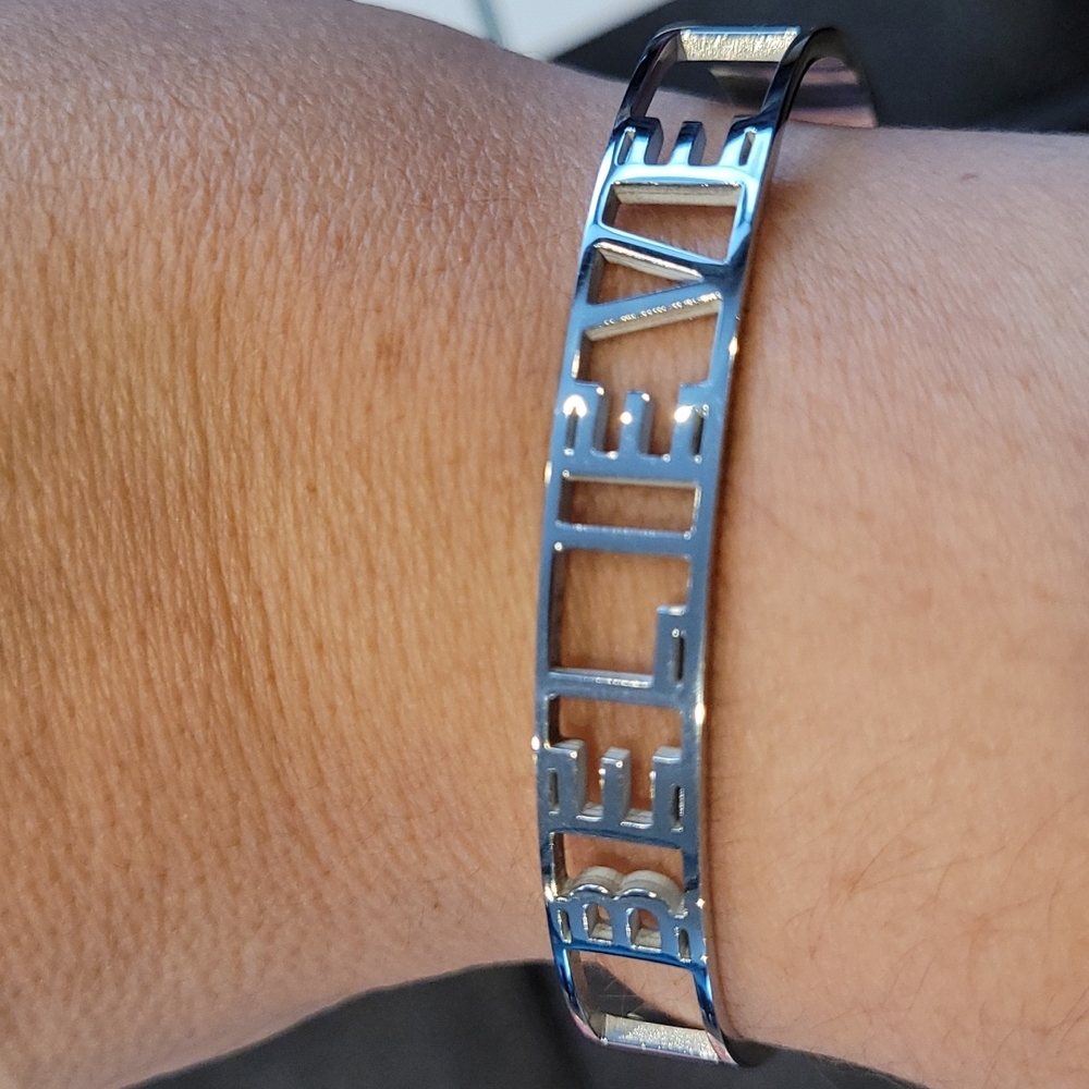 Mantraband Believe Staement Bracelet
